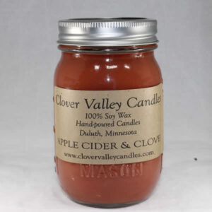 Apple Pint soy candle Clover Valley Candle