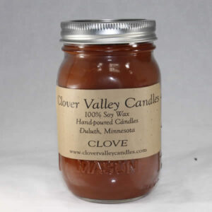Clove Pint soy wax candle by Clover Valley Candles
